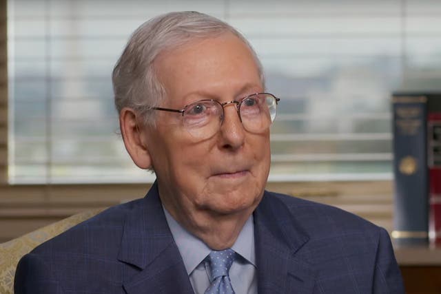 <p>Mitch McConnell says he is ‘completely recovered’ and his health is in ‘good shape’ after experiencing medical episodes this year</p>
