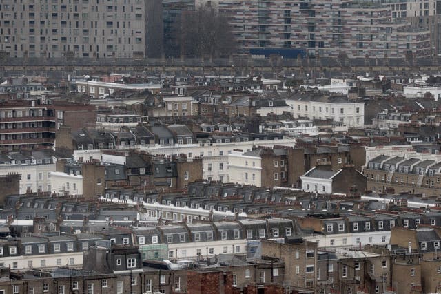 Housing in Westminster and Pimlico, London (Anthony Devlin/PA)