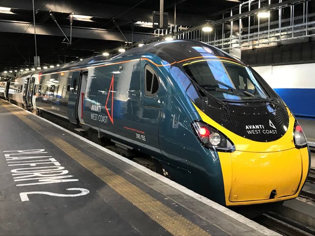 <p>Mind the gap: fewer Avanti West Coast trains will run between London Euston and Manchester in December</p>