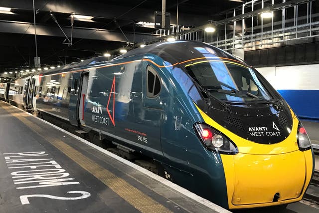 <p>Mind the gap: fewer Avanti West Coast trains will run between London Euston and Manchester in December</p>