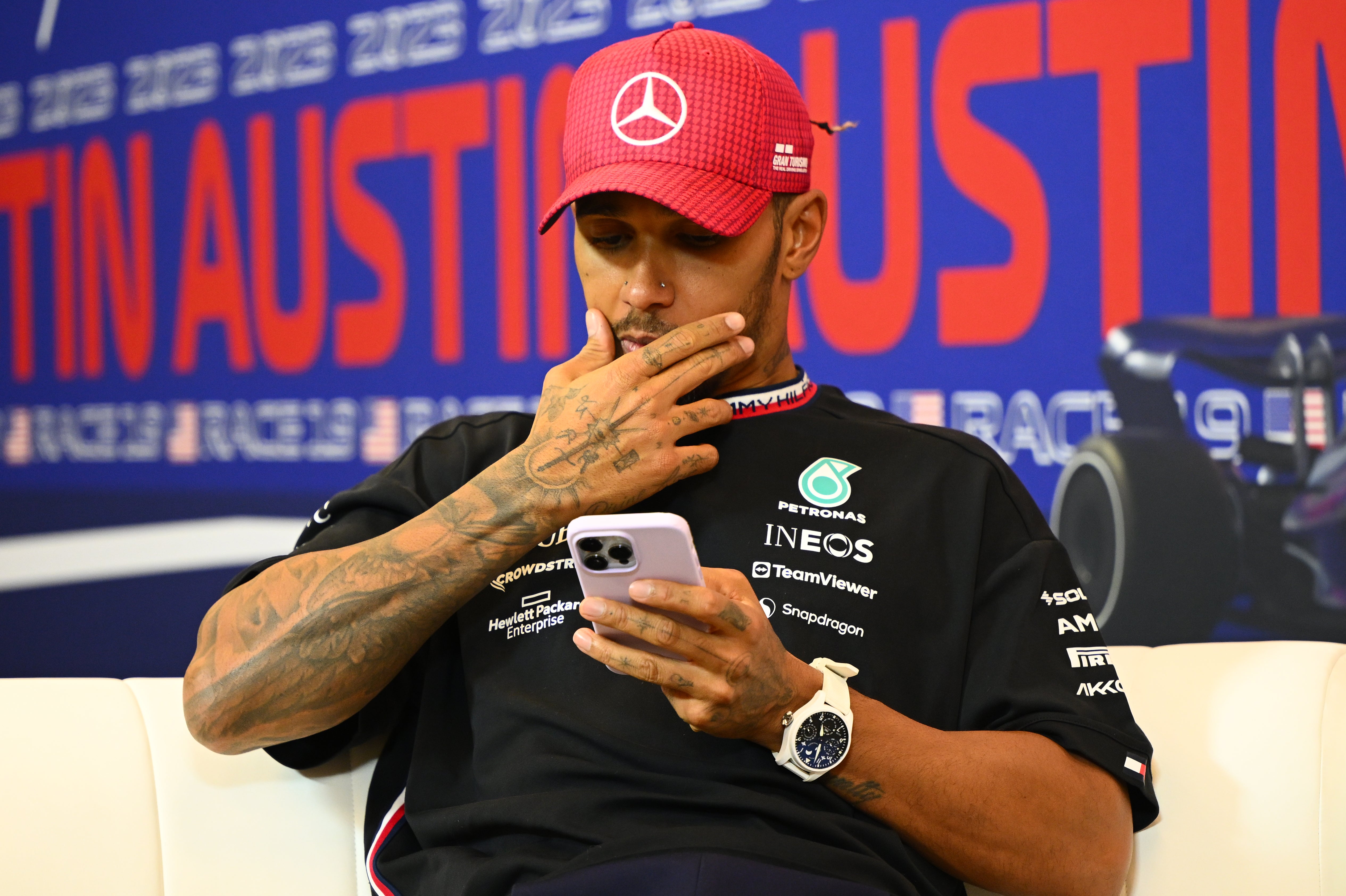Lewis Hamilton was ‘disappointed’ after his disqualification from the US Grand Prix