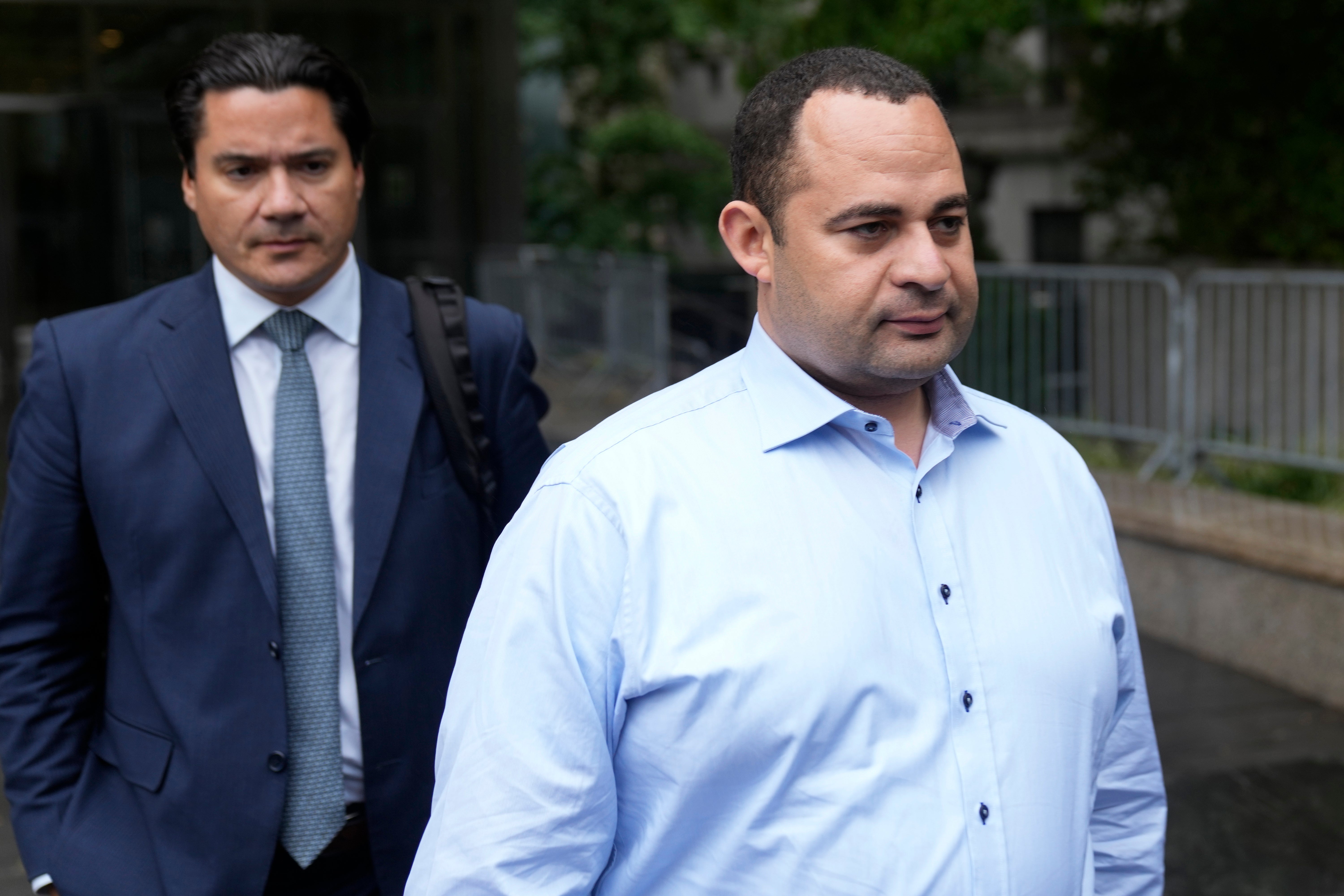 Wael Hana leaves the federal courthouse in New York on Tuesday, September 26, 2023