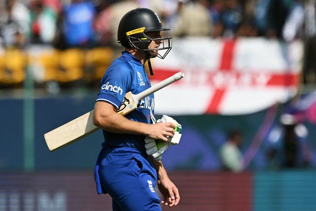 <p>Jos Buttler’s men have lost three of their four World Cup matches so far</p>