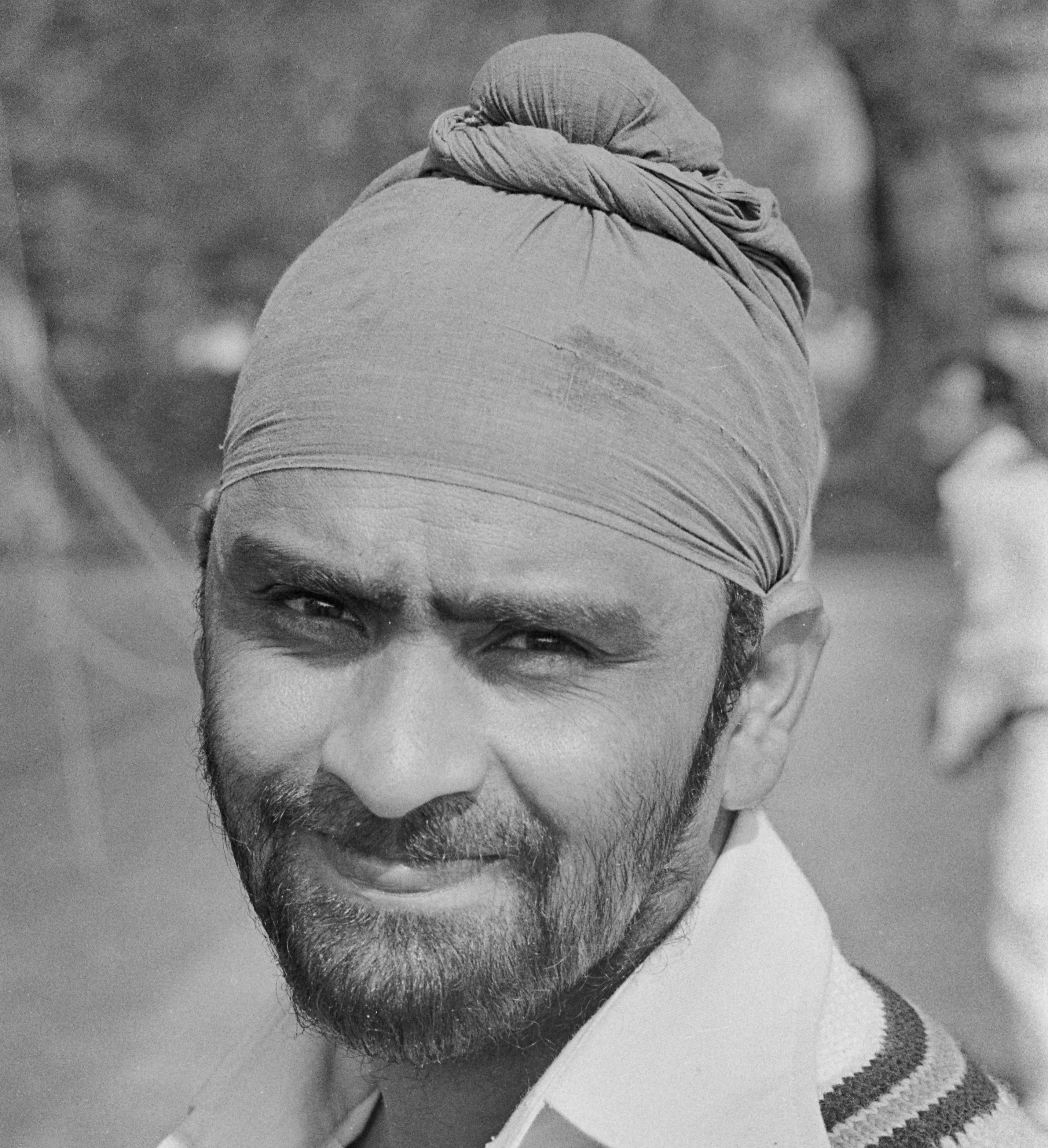 Indian cricketer Bishan Singh Bedi of the Indian cricket team during a tour of England on 29 April 1974