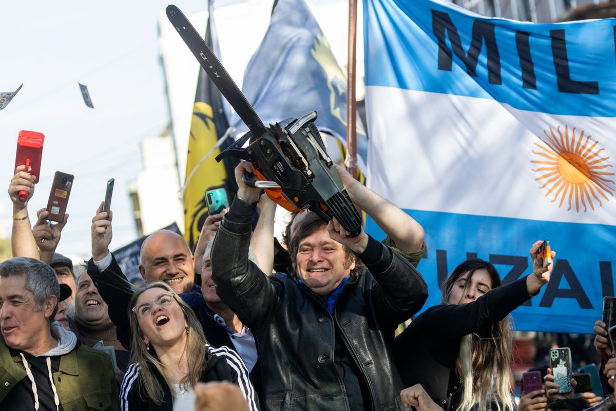 Chainsaw-wielding populist pushed to run-off by economy minister in Argentina’s presidential vote