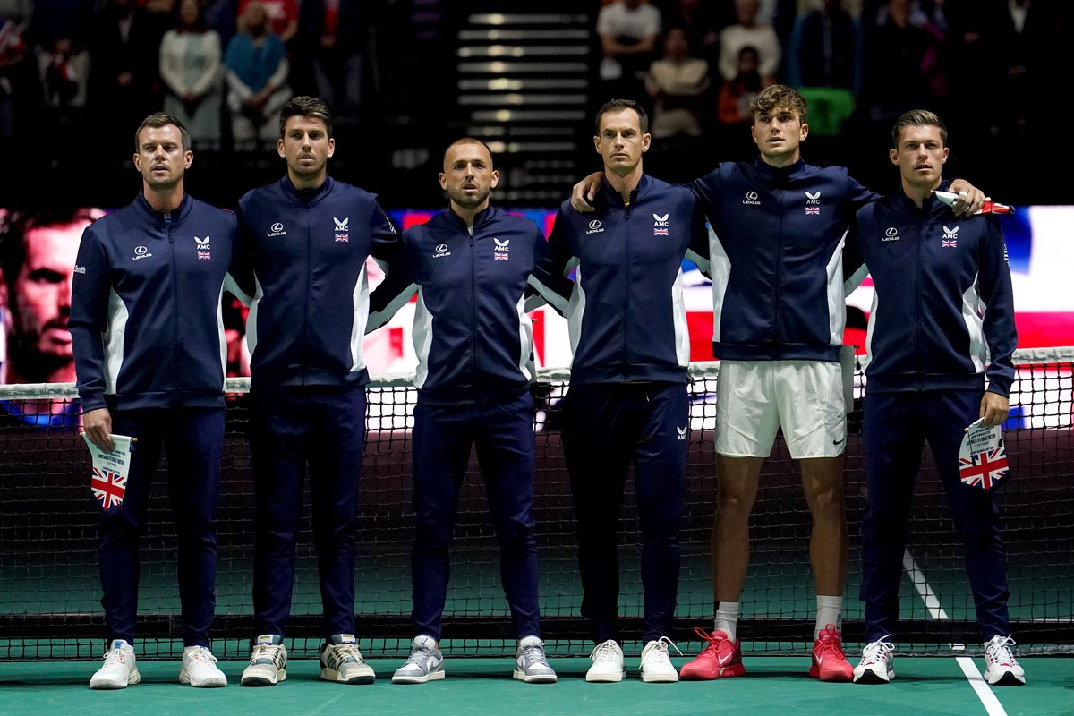 Andy Murray named in Great Britain’s Davis Cup team to face Novak Djokovic’s Serbia