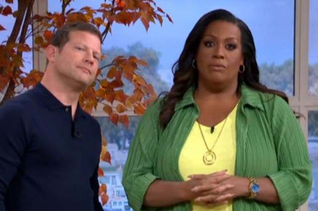 <p>Dermot O’Leary and Alison Hammond</p>