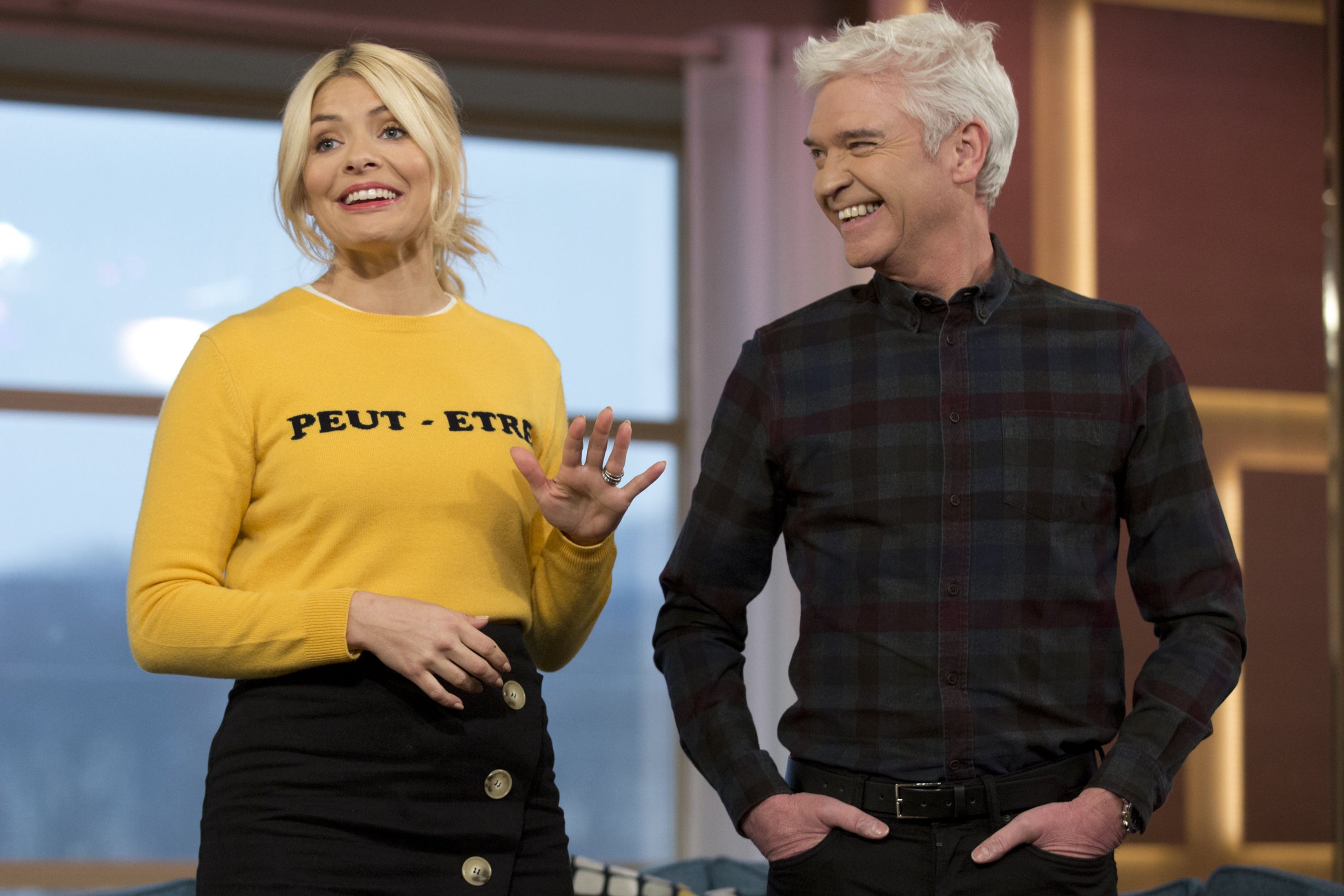 ‘This Morning’ presenters Holly Willoughby and Phillip Schofield during a photocall at the ITV Studios in 2018