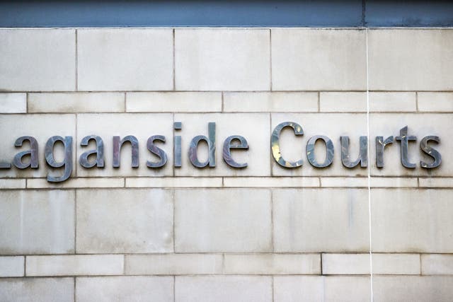 Stock image of the sign for Laganside Court in Belfast, Northern Ireland (Liam McBurney/PA)