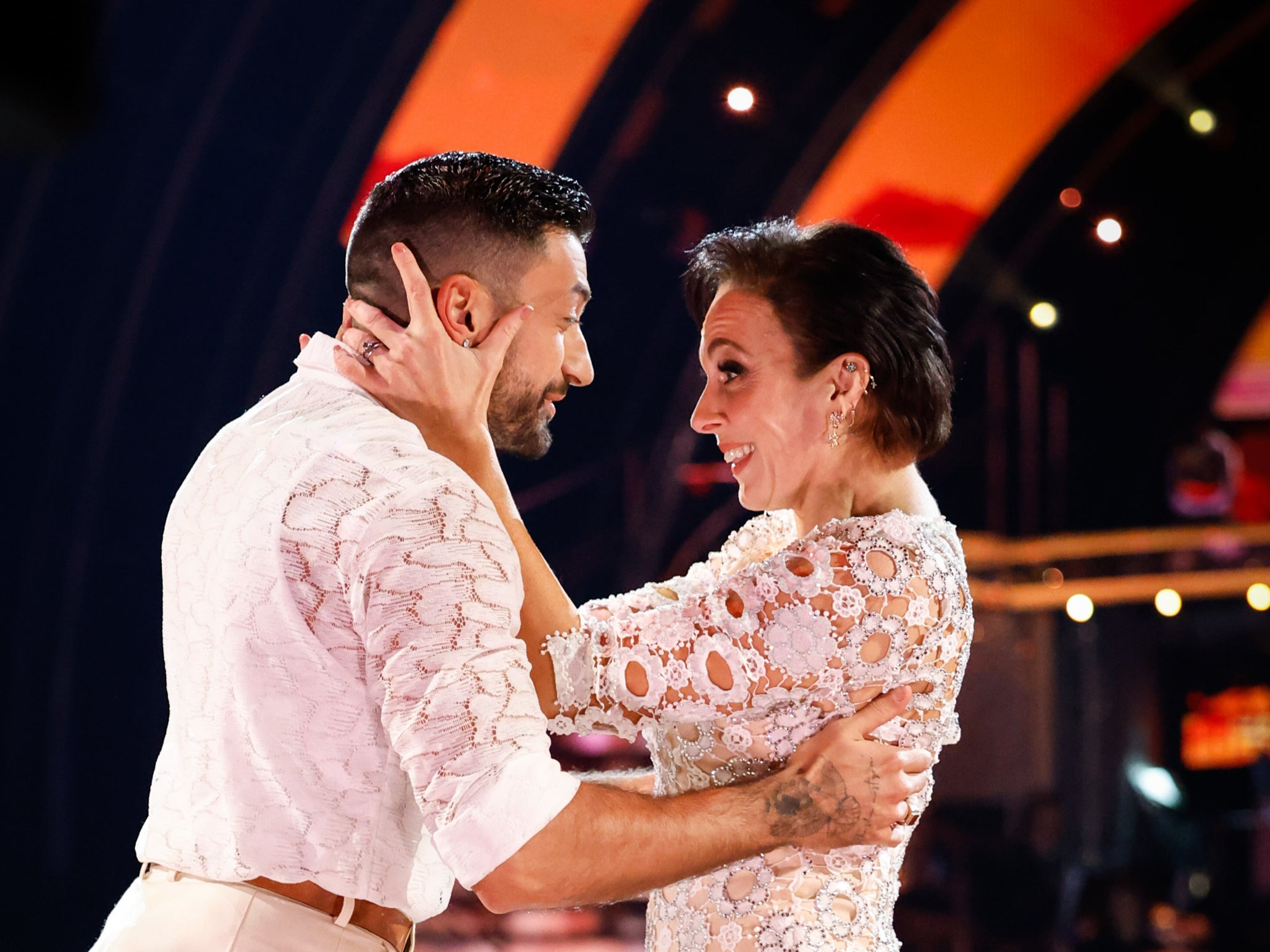 Giovanni Pernice, pictured with former dance partner Amanda Abbington, has denied allegations about his ‘Strictly’ teaching style