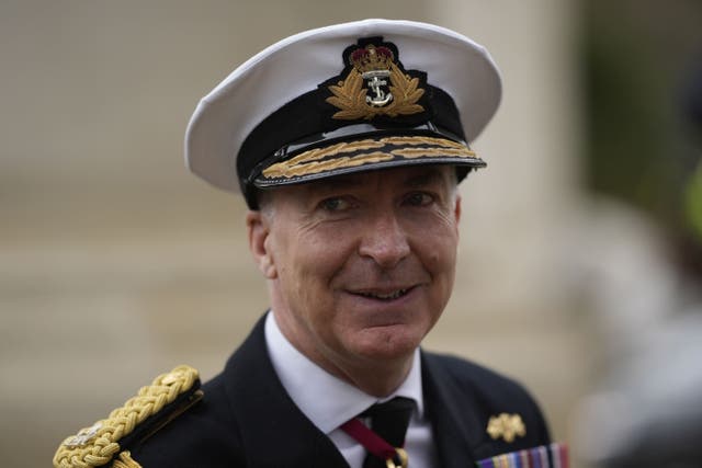 Chief of defence staff Admiral Sir Tony Radakin gave evidence at the inquiry (Alistair Grant/PA)