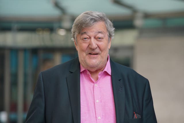 Stephen Fry, who is also the president of the charity Mind, has been open about his struggles with mental health (Lucy North/PA)