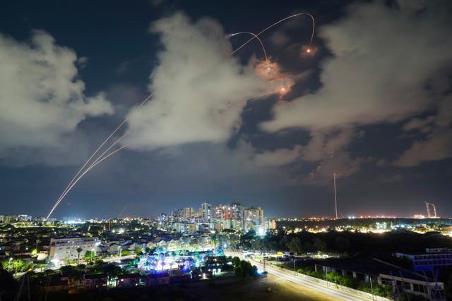<p>The Iron Drome was effective in stopping missiles fired on Israel from Iran on Tuesday night </p>