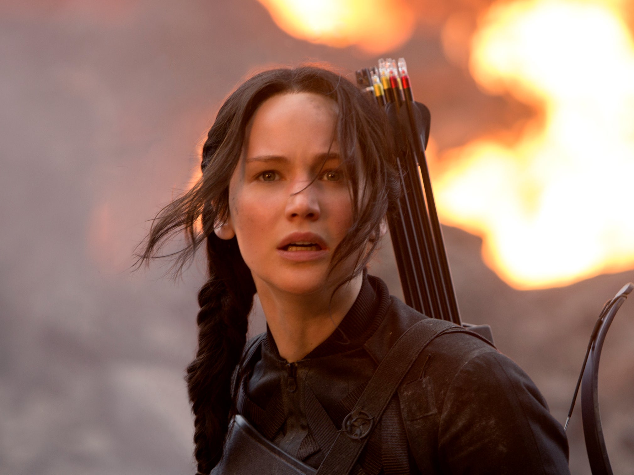 Jennifer Lawrence in ‘The Hunger Games: Mockingjay Part 1'