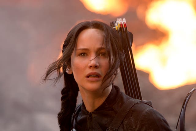 <p>Jennifer Lawrence in ‘The Hunger Games: Mockingjay Part 1'</p>
