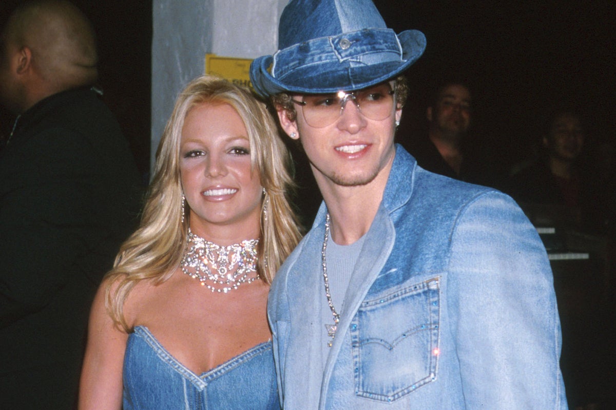Britney Spears reveals story behind iconic matching double-denim moment with Justin Timberlake