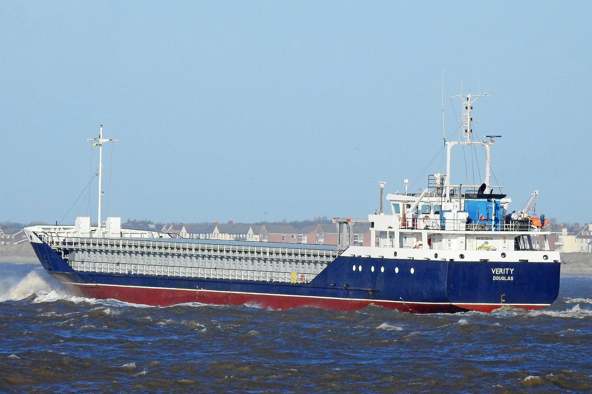 The Verity and Polesie collided in the early hours of Tuesday roughly 14 miles off the coast of Heligoland.