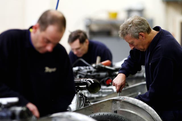 Business activity contracted in October, according to new figures (David Davies/PA)