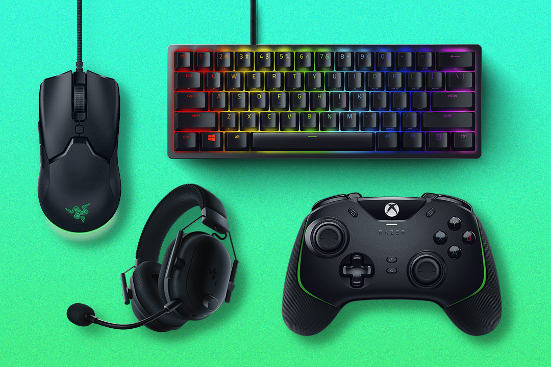 The brand’s keyboards, mice and controllers are engineered for precision aiming in games