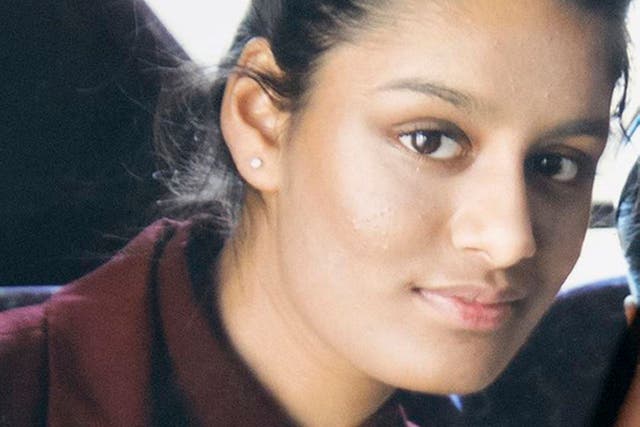 Shamima Begum travelled to Syria in 2015 at the age of 15 (PA)