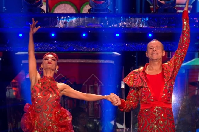 Dianne Buswell and Robert Webb on Strictly