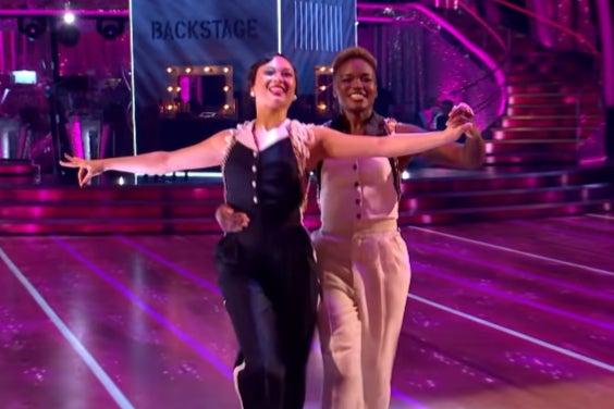 Katya Jones and Nicola Adams on Strictly