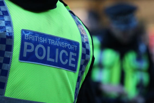 British Transport Police are investigating the incident (Andrew Milligan/PA)