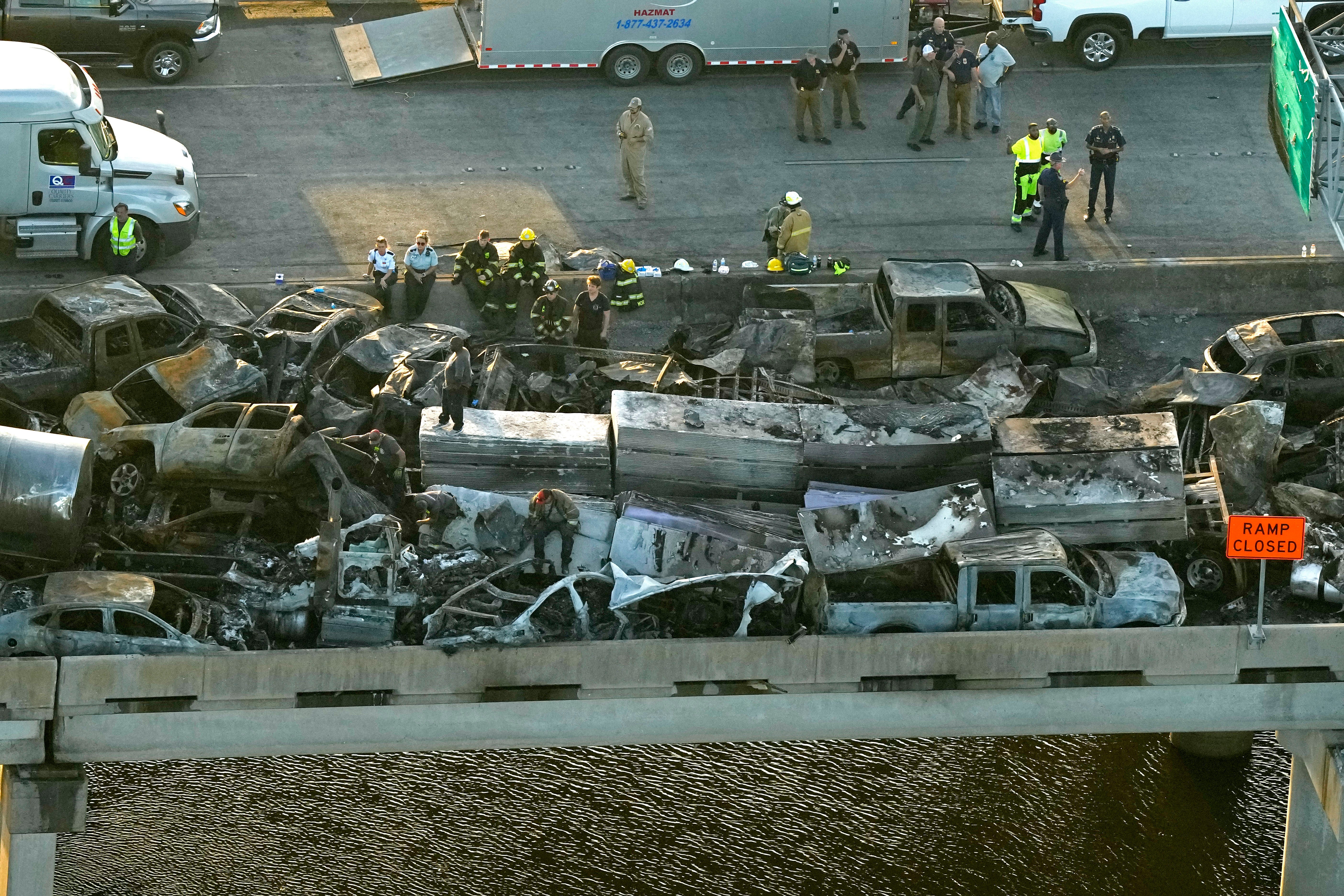 A crash caused by ‘super fog in Louisiana