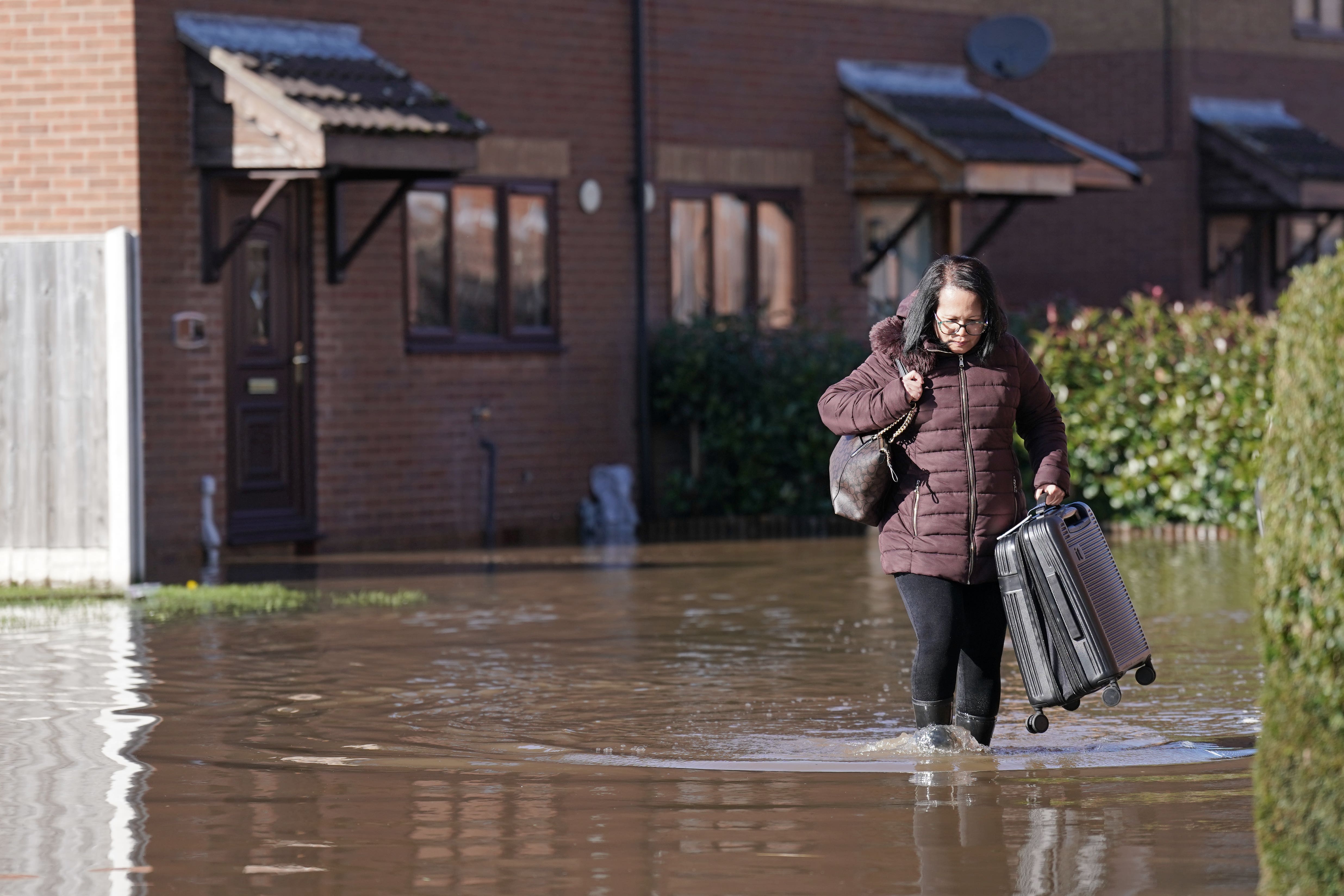 Environment Secretary Therese Coffey said the UK was not as good at predicting rainfall that was arriving from the east