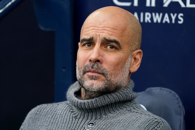 Pep Guardiola has called for Manchester City to deal with Young Boys’ artificial pitch (Martin Rickett/PA)