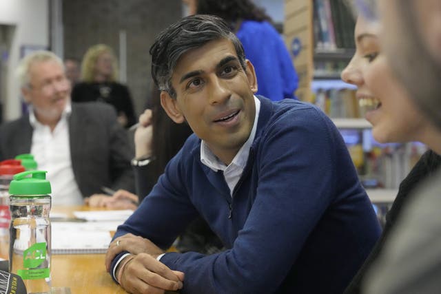 Rishi Sunak has made it to one year in office (Frank Augstein/PA)
