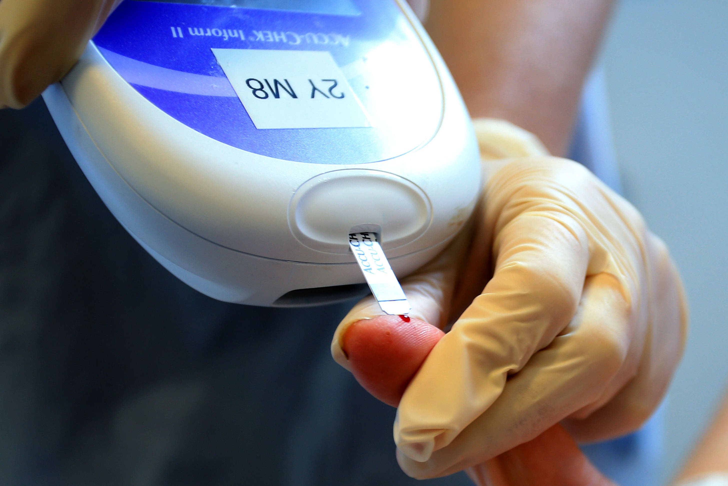 There are about 4.3 million people diagnosed with diabetes in the UK (Peter Byrne/PA)
