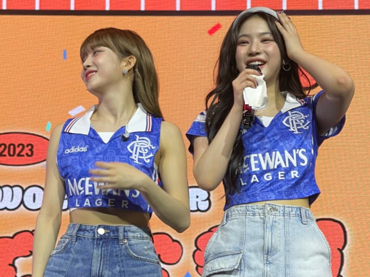Fans support K-pop group STAYC after they accidentally wear wrong Rangers jersey at Dallas show Fans support K-pop group STAYC after they accidentally wear wrong Rangers jersey at Dallas show