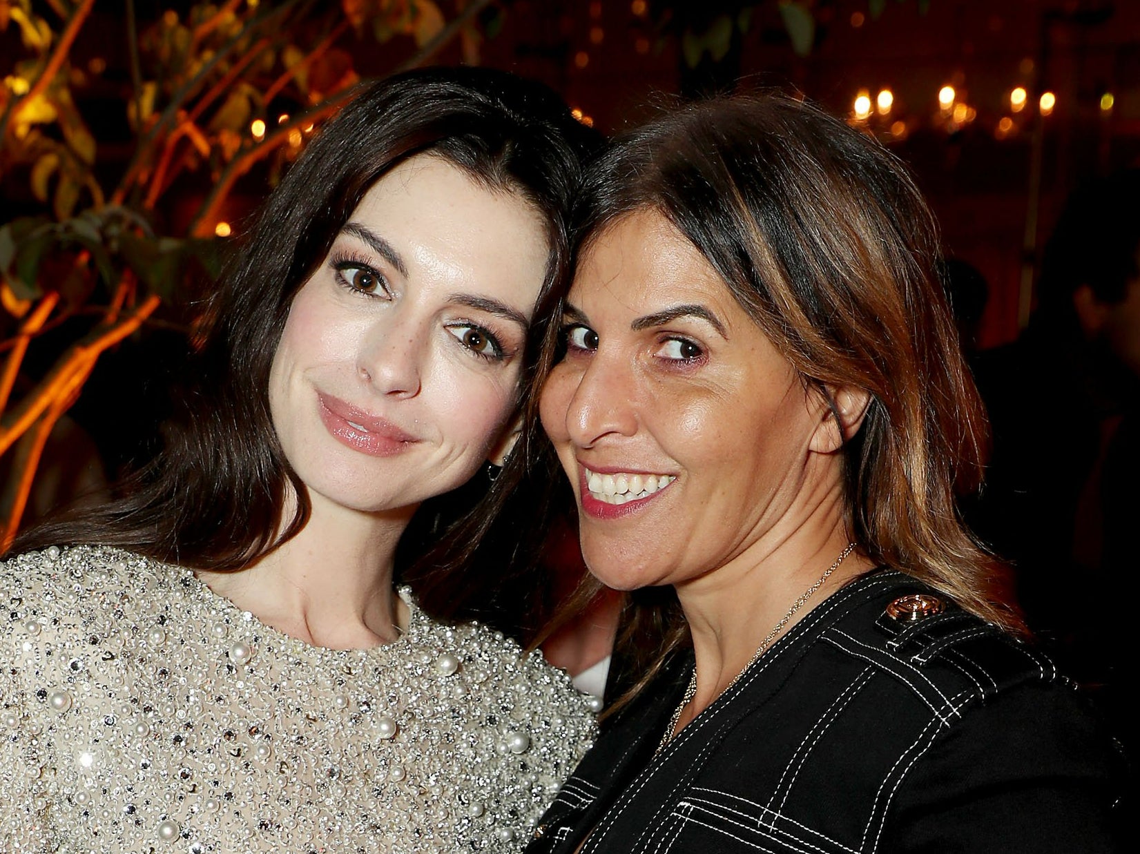 Dakhil with Anne Hathaway last year