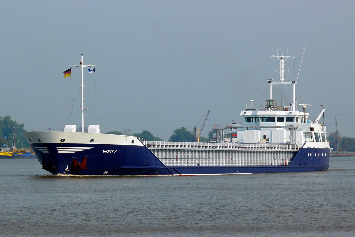 Search called off for four missing sailors after British ship sinks in North Sea crash