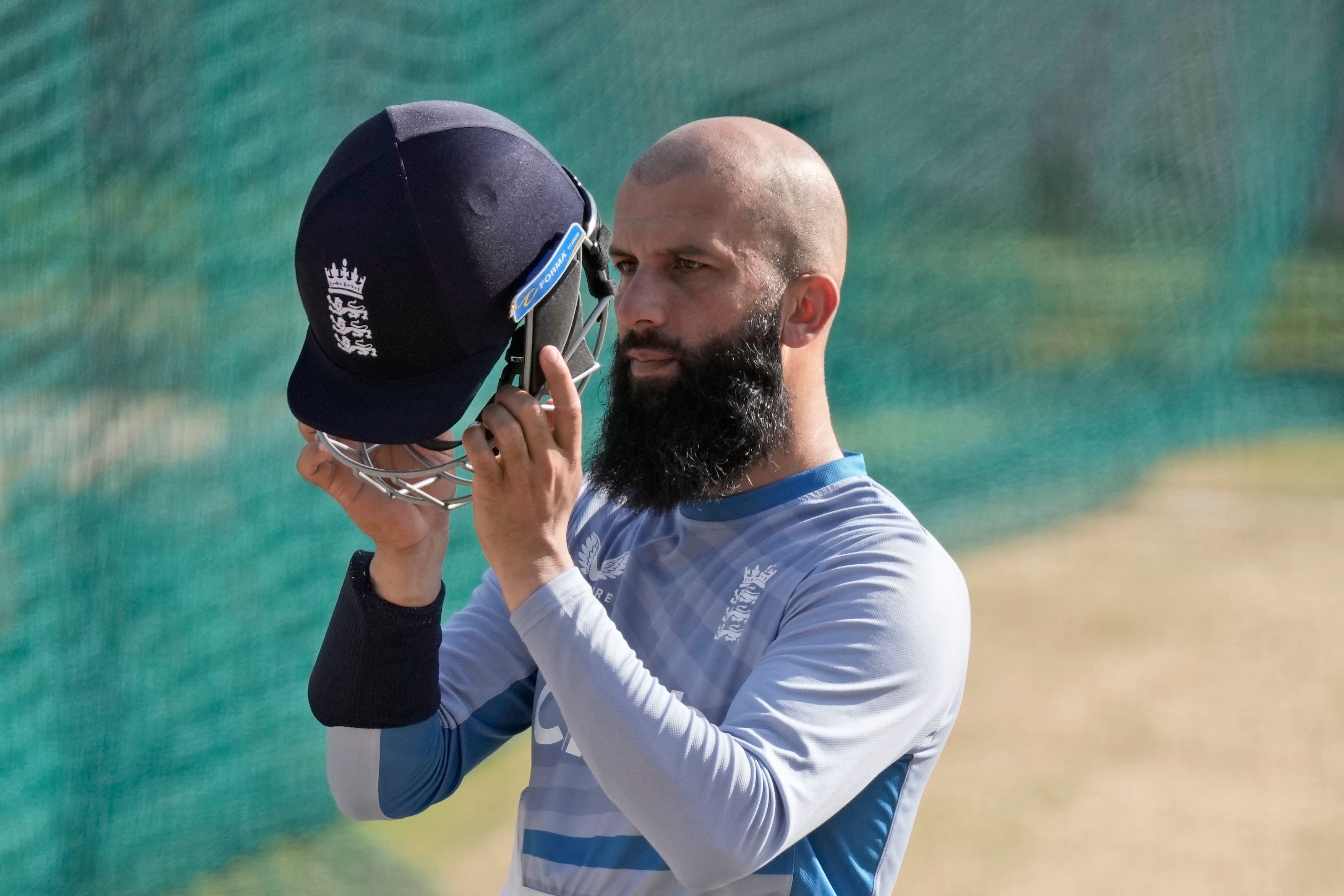 England’s Moeen Ali is hoping to return to the side against Sri Lanka (Ashwini Bhatia/AP).