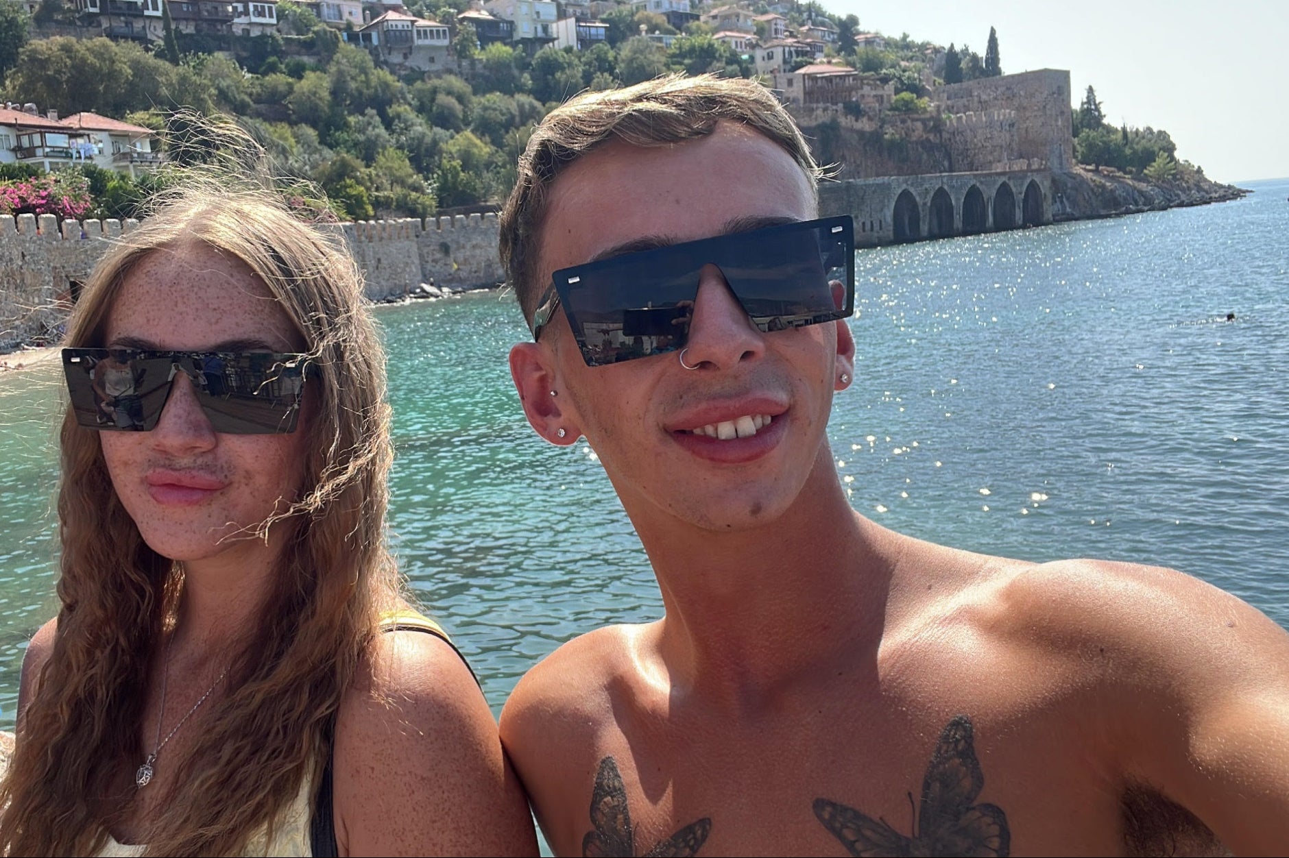 Aaron Hatton and Danielle Halsall booked the holiday with another friend