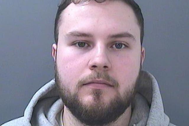 Lewis Edwards who was sentenced to life with a minimum term of 12 years at Cardiff Crown Court after he pleaded guilty to 22 counts of blackmail, 138 child sex offences and a further offence of refusing to disclose the password to a mobile phone and USB stick (South Wales Police/PA)