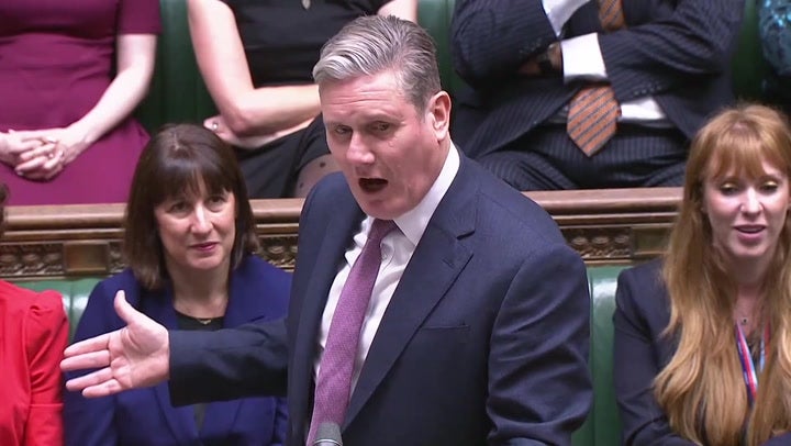 Keir Starmer was accused of dodging the topic of Israel during PMQs as all his questions to Mr Sunak were on domestic issues