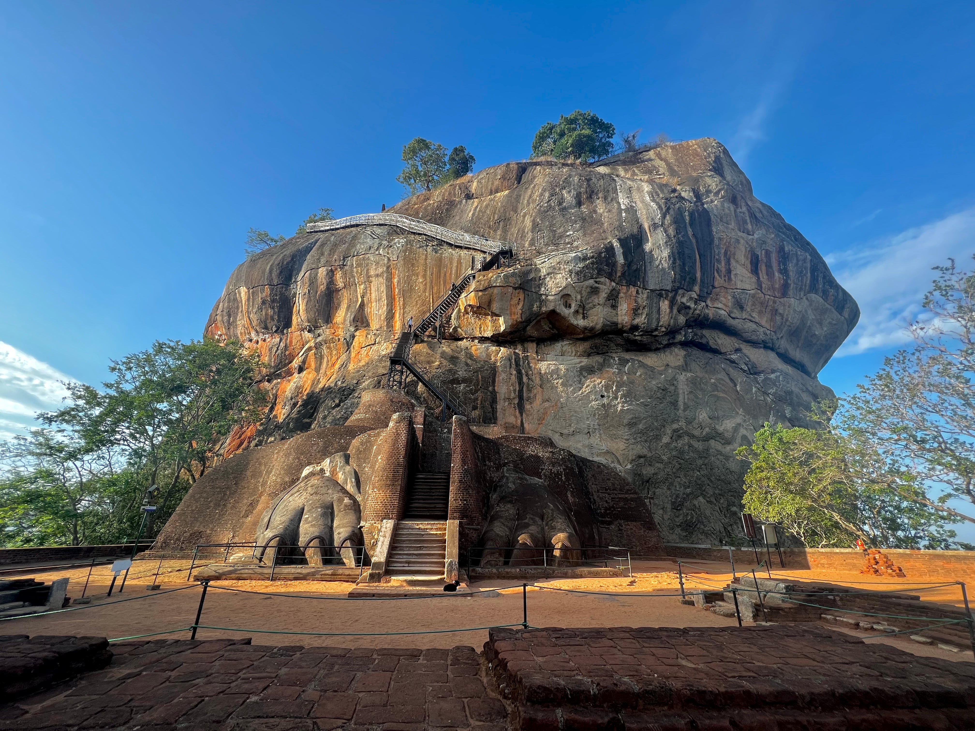 <p>Peak season: The Lion Rock monument reaches almost 200 metres high </p>