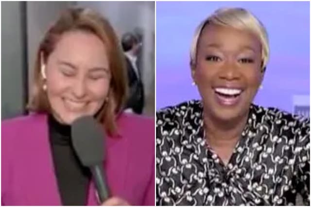 <p>MSNBC host Joy Reid broke into laughter as a joint speakership between Kevin McCarthy and Jim Jordan was proposed</p>