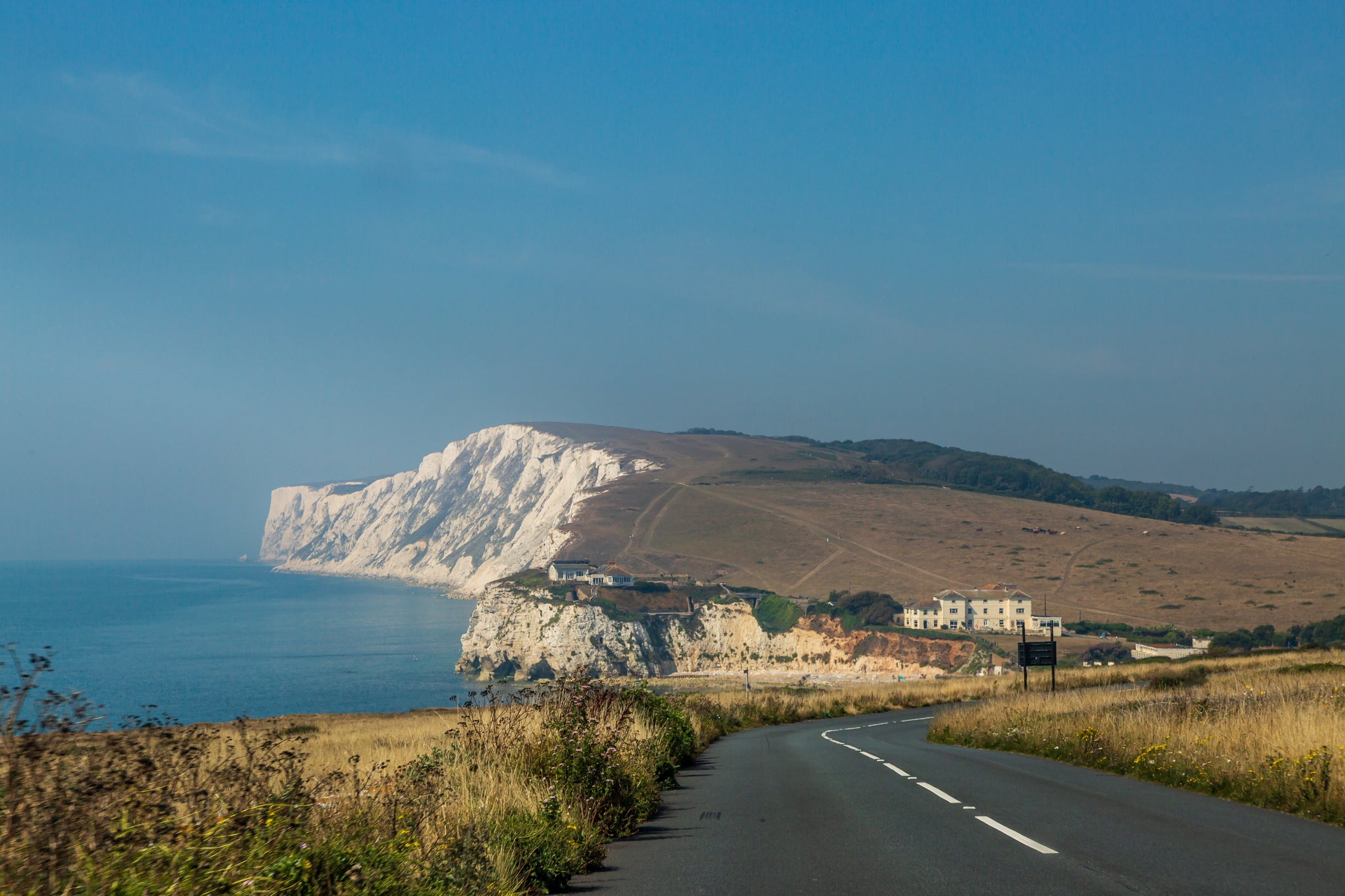 It’s a 14-mile walk from Carisbrooke to Alum Bay on the Tennyson Trail