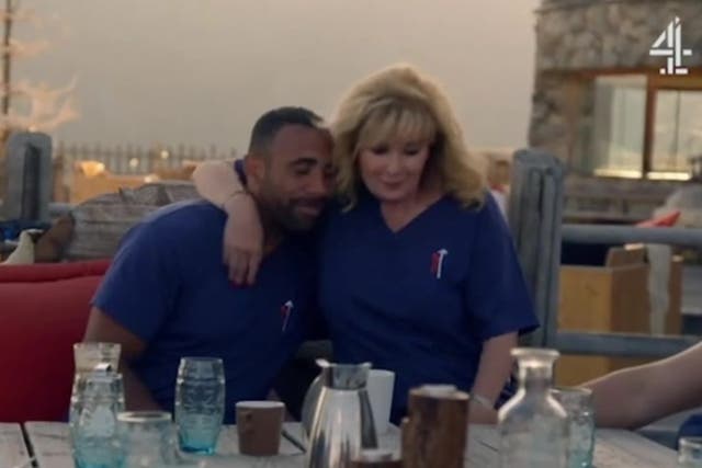 <p>Beverley Callard makes shock exit from Don’t Look Down after injury.</p>