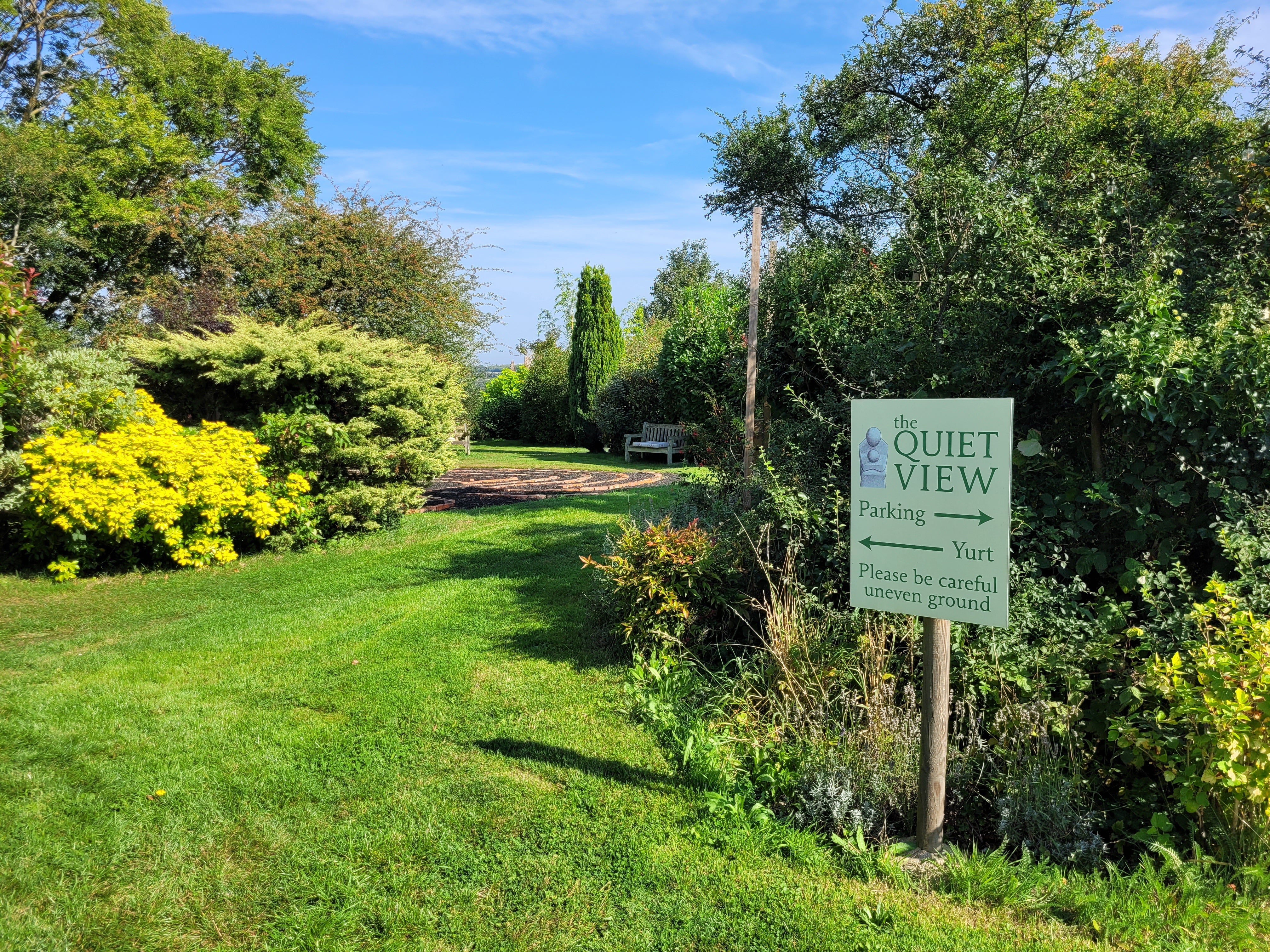 The Quiet View is a retreat space in rural Kent, far from the madding crowd