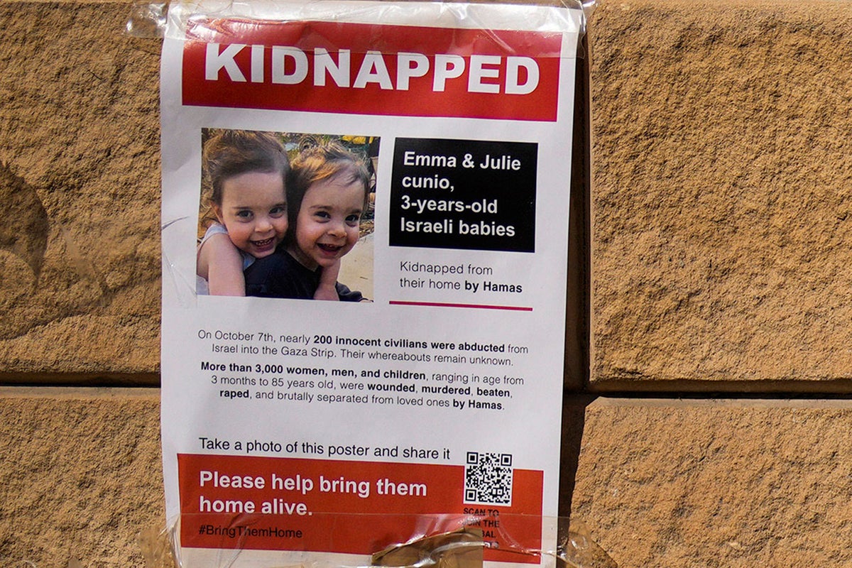 Police investigate hate crime after ‘Hitler moustache’ drawn on poster of kidnapped children