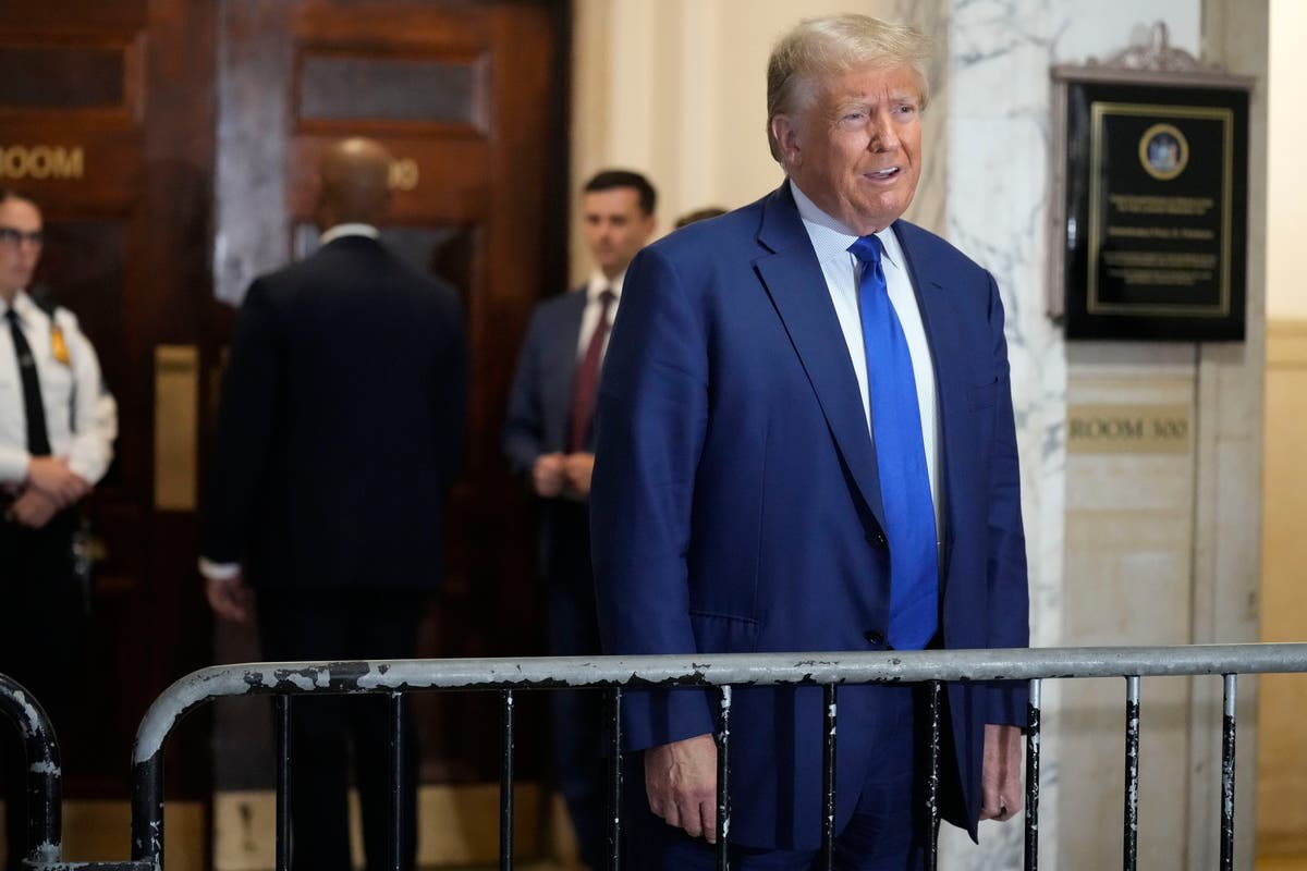 Trump narrowly avoids another gag order sanction in fraud trial