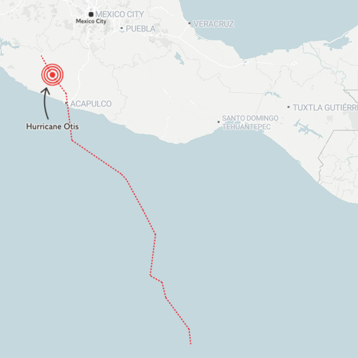 Carlotta now Cat 2 hurricane; on track for Acapulco