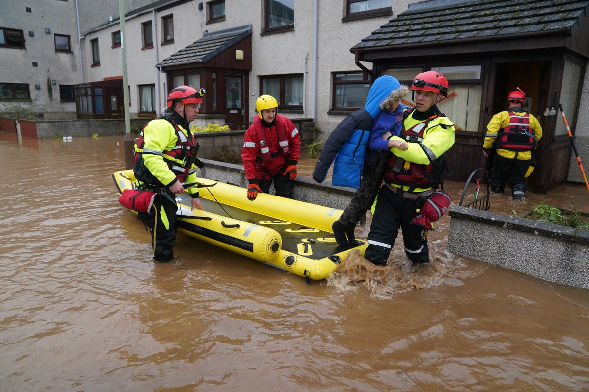 Warning of more heavy rain in Scotland less than a week since Storm Babet