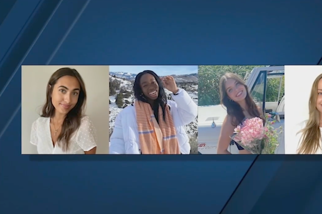 <p>Four Pepperdine University students who died in a crash on PCH</p>