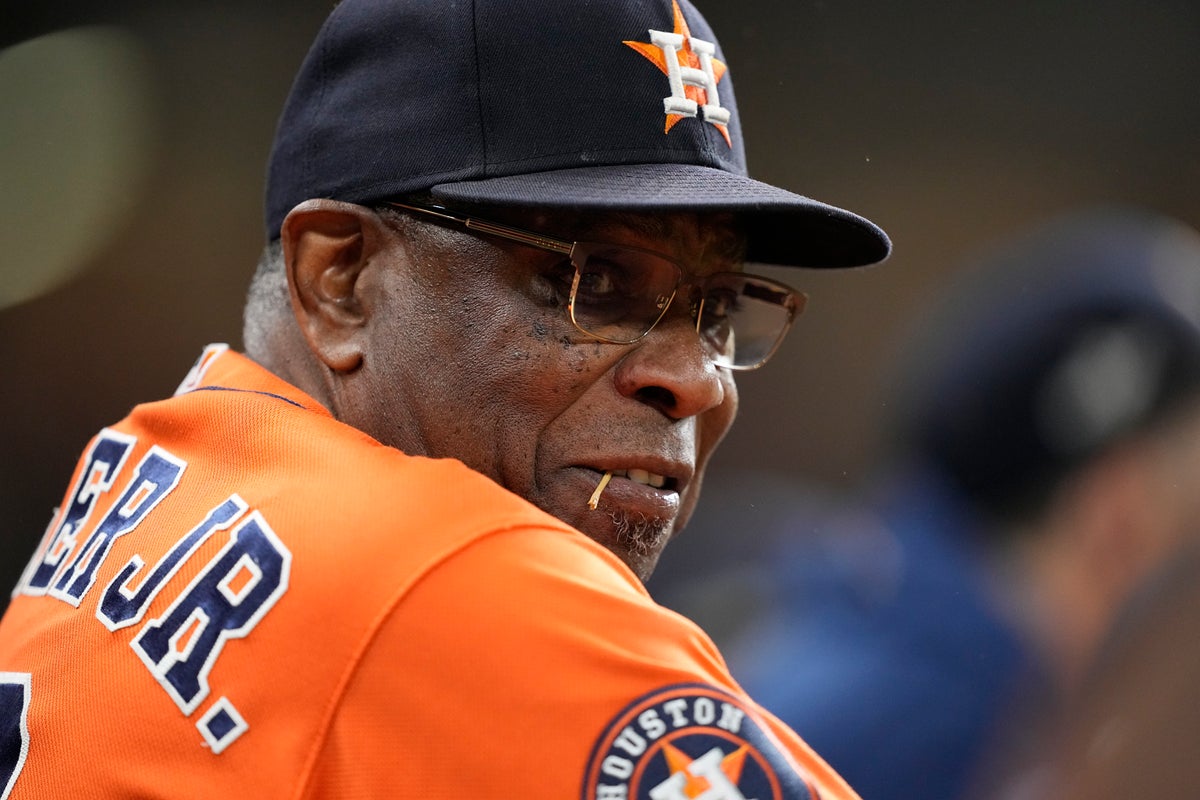 Dusty Baker tells newspaper he is retiring as manager of the Houston Astros